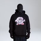 black icy puff hoodie noir complete